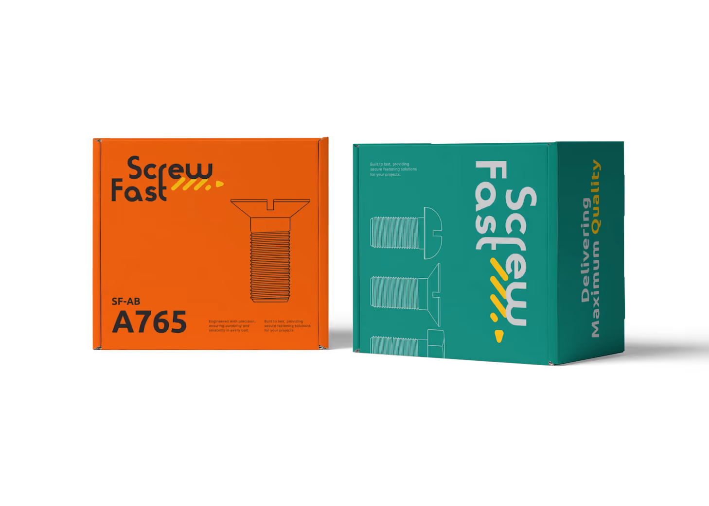Boîtes factices de l'ensemble de vis assorties